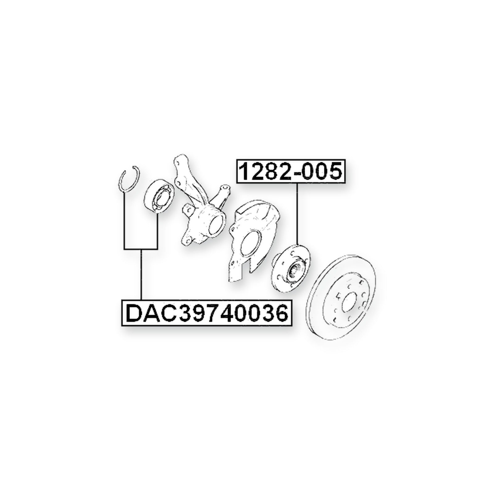 Kia Cerato Front Wheel Bearing 39X74X36X34 2006-on