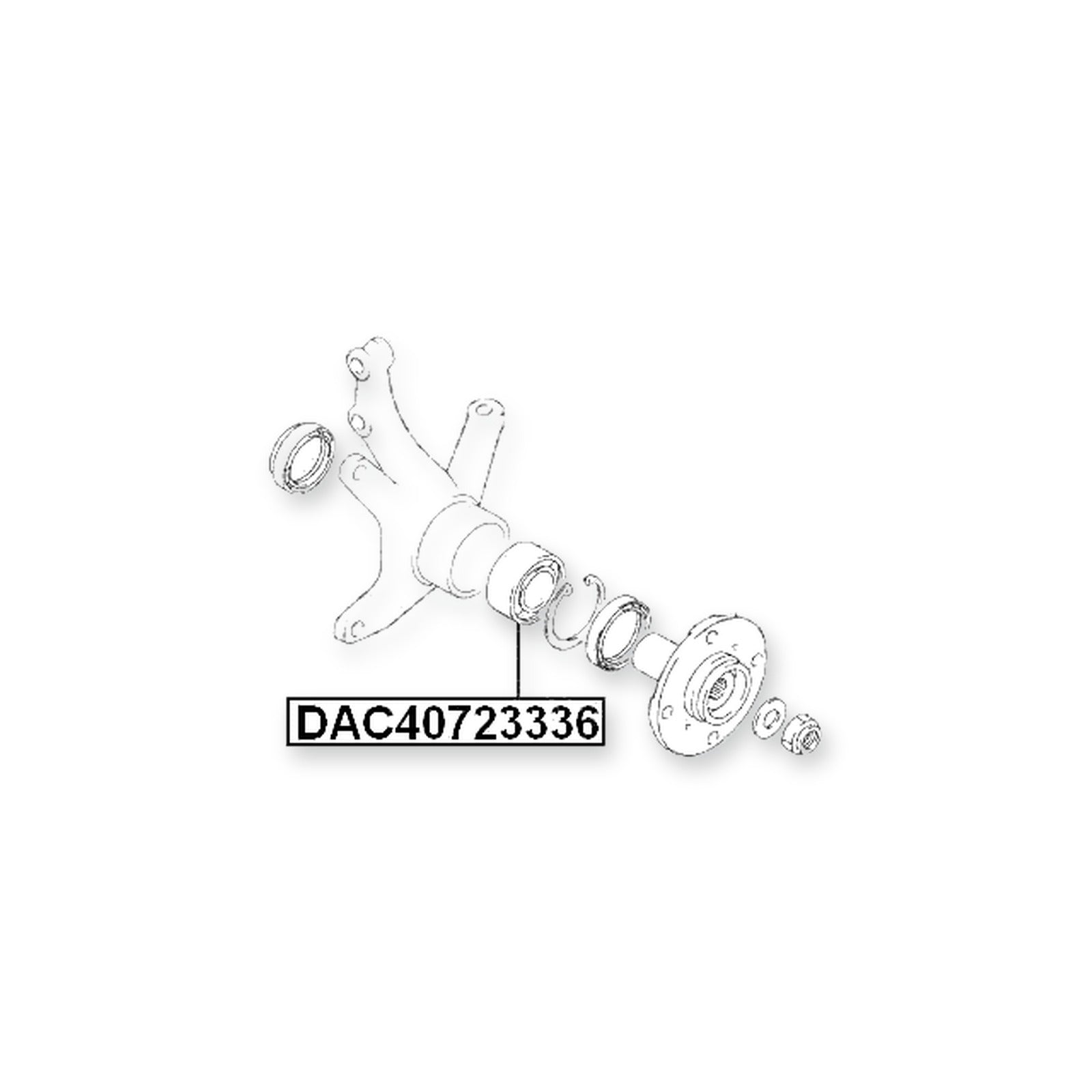 Suzuki Baleno/Esteem SY413 Front Wheel Bearing 40X72X33X36 1995-2001