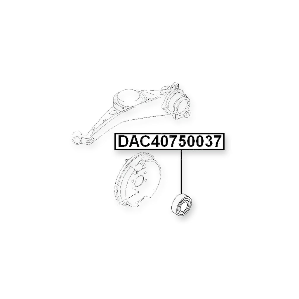 Volvo S40 Rear Wheel Bearing 40X75X37