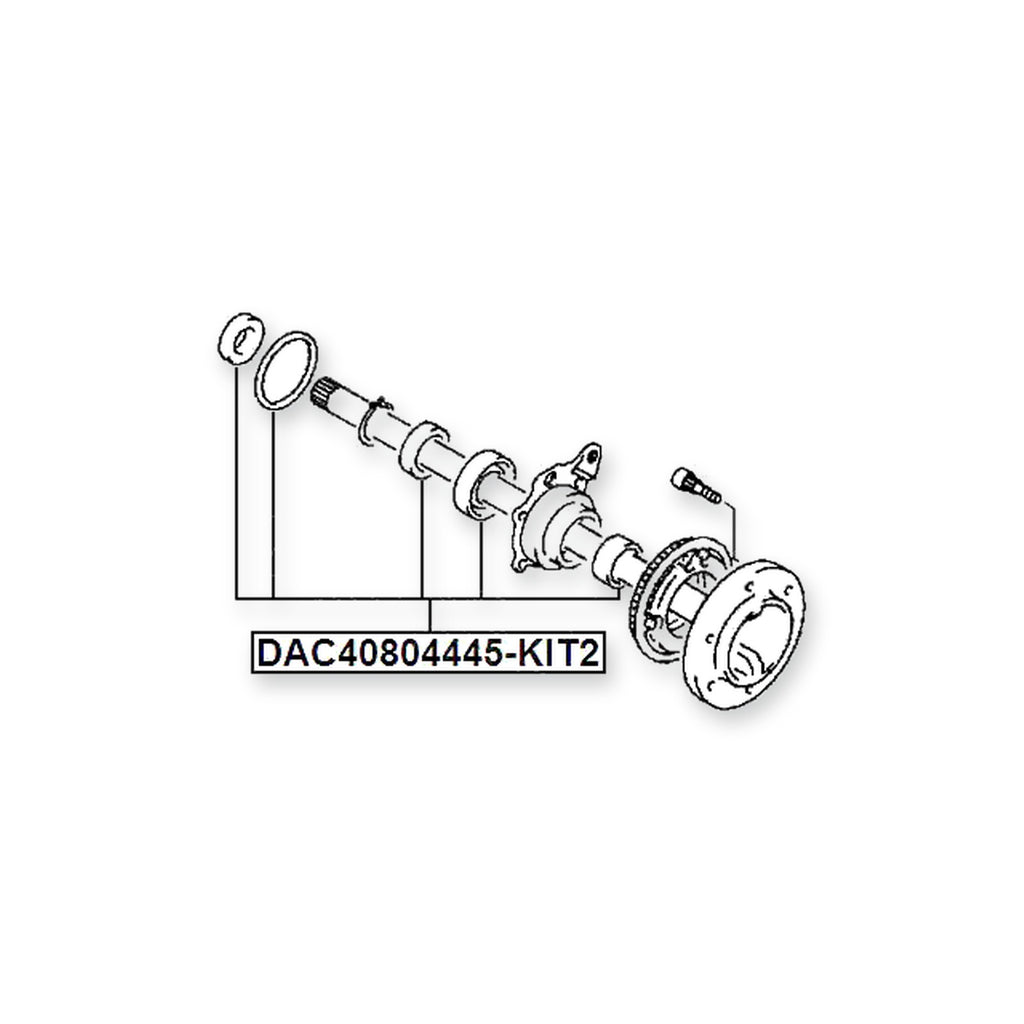 Rear Wheel Bearing Repair Kit 40X80X44X45