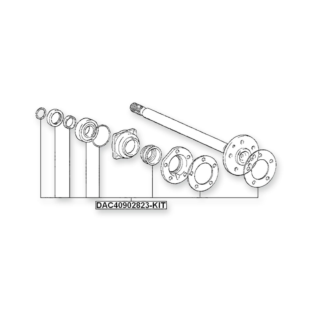 Toyota 4Runner Rear Wheel Bearing Repair Kit 40X90X28X23