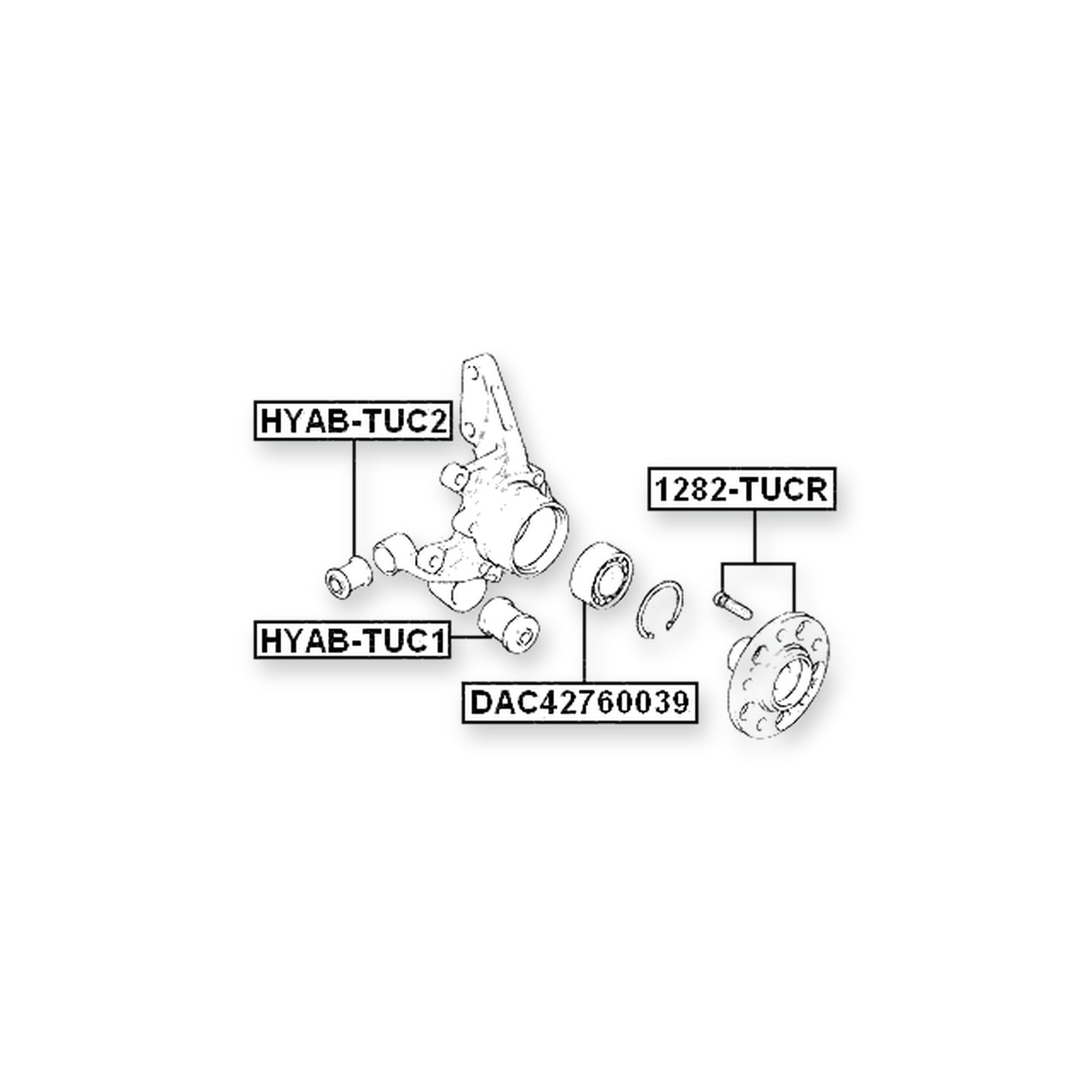 Hyundai Creta Front Wheel Bearing 42X76X39 & More
