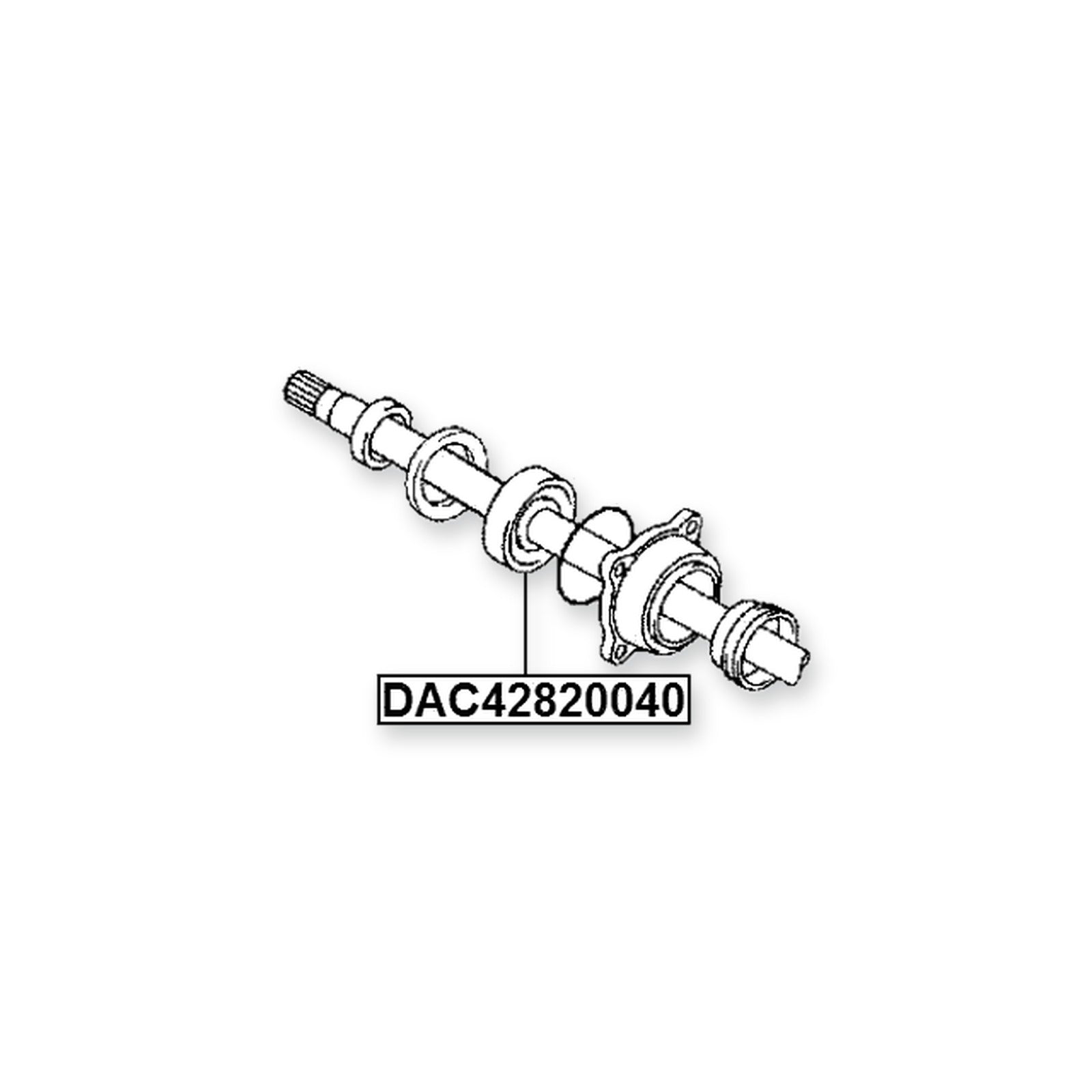 Toyota Fortuner Rear Wheel Bearing 42X82X40X40