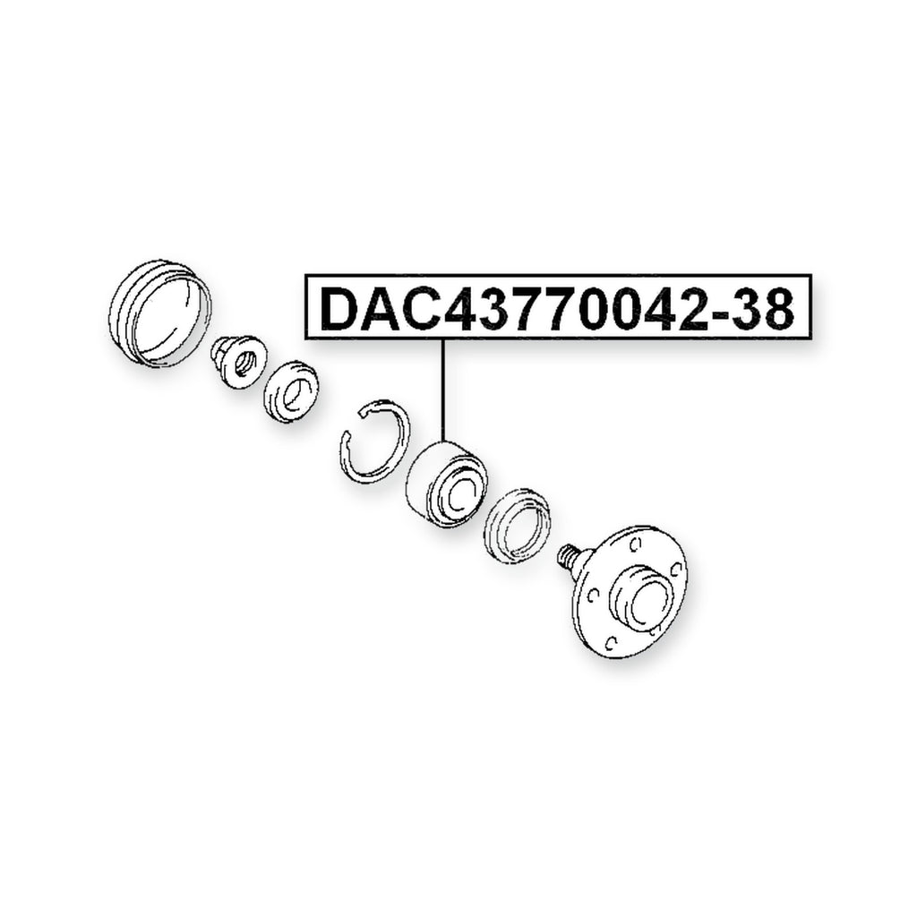 Toyota Estima Emina/Lucida Front Wheel Bearing 43X77X42X38