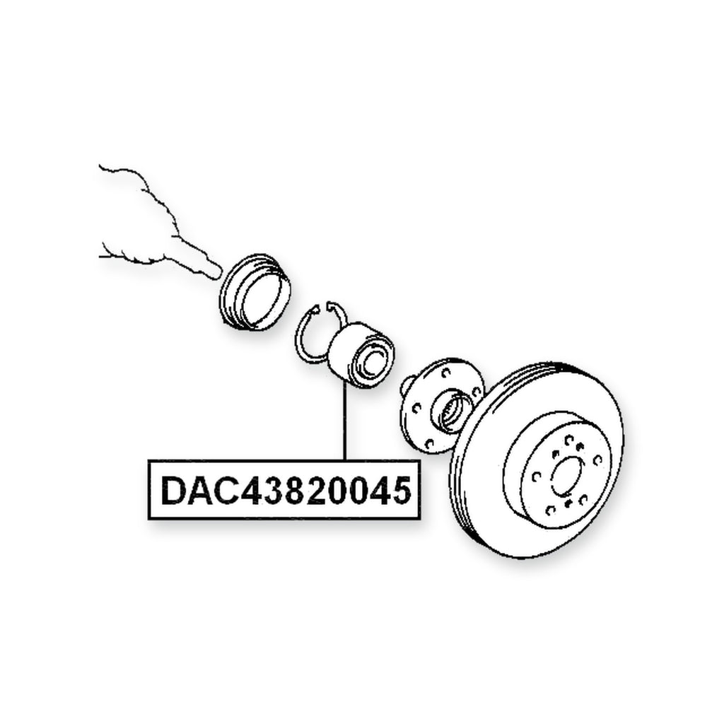 Daihatsu Altis Front Wheel Bearing 43X82X45