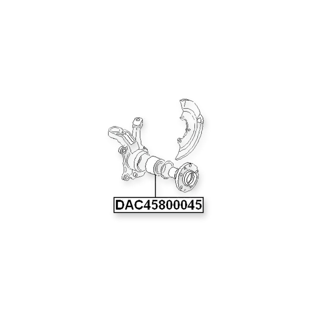 Volkswagen Caravelle/Eurovan Front Wheel Bearing 45X80X45