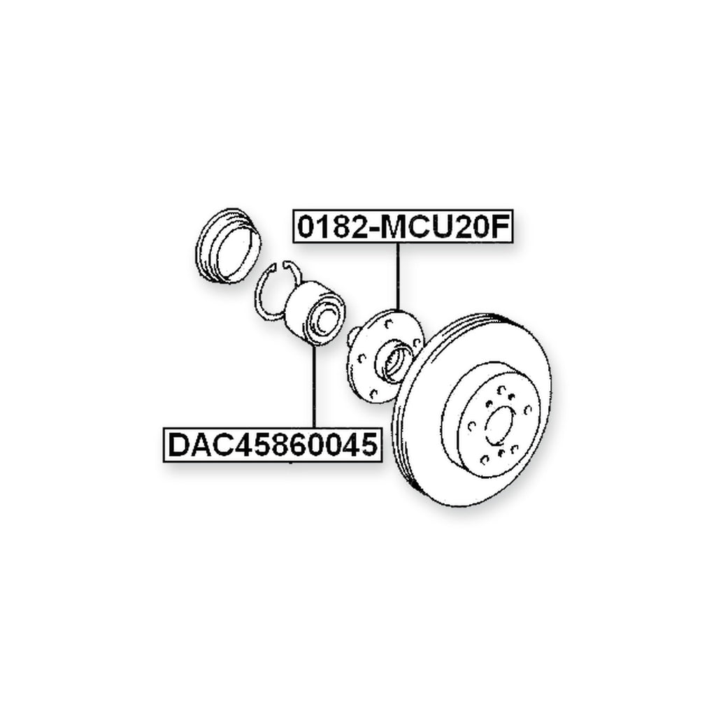 Lexus RX270/350/450H Front Wheel Bearing 45X86X45