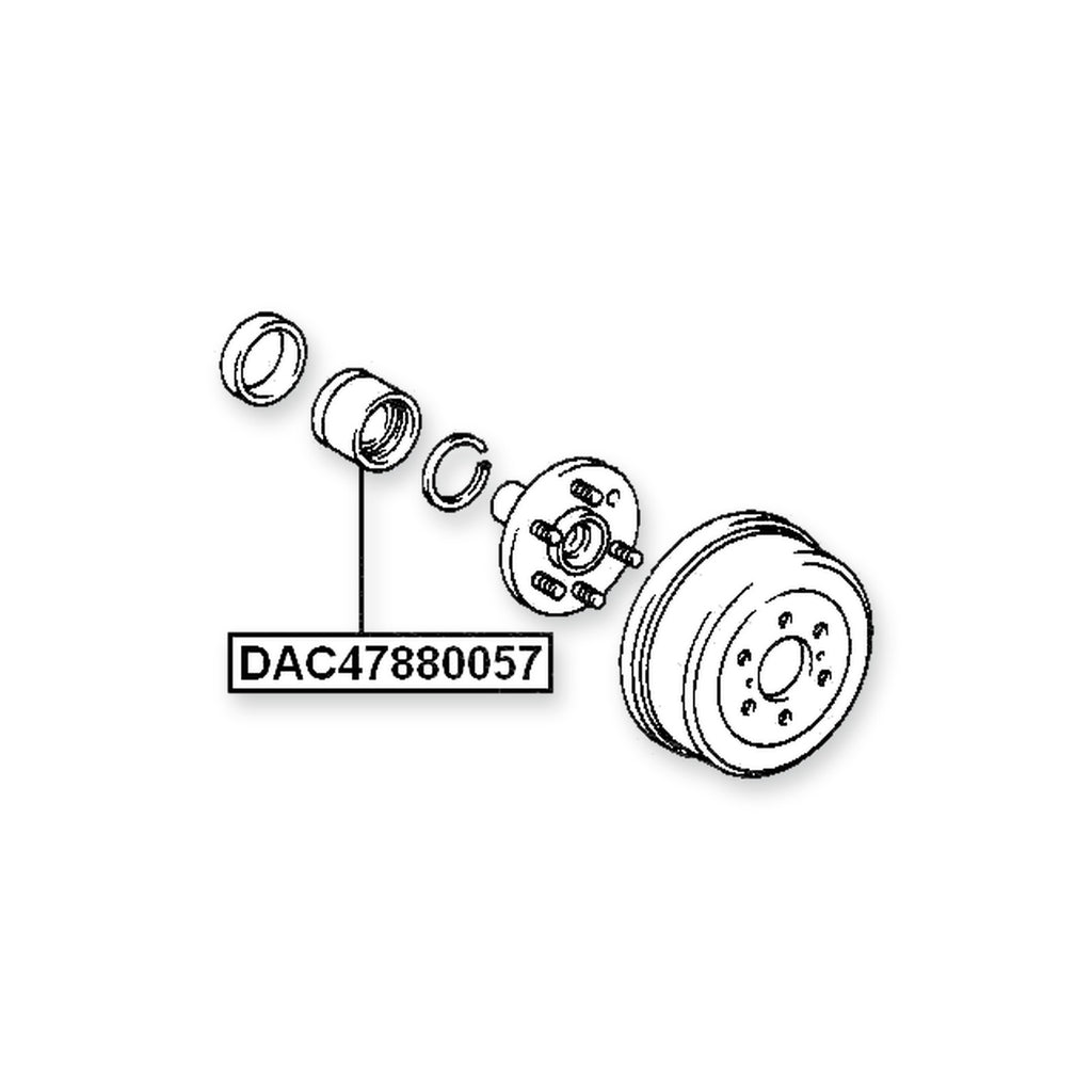 Toyota Granvia/Grand Hiace Rear Wheel Bearing 47X88X57.5