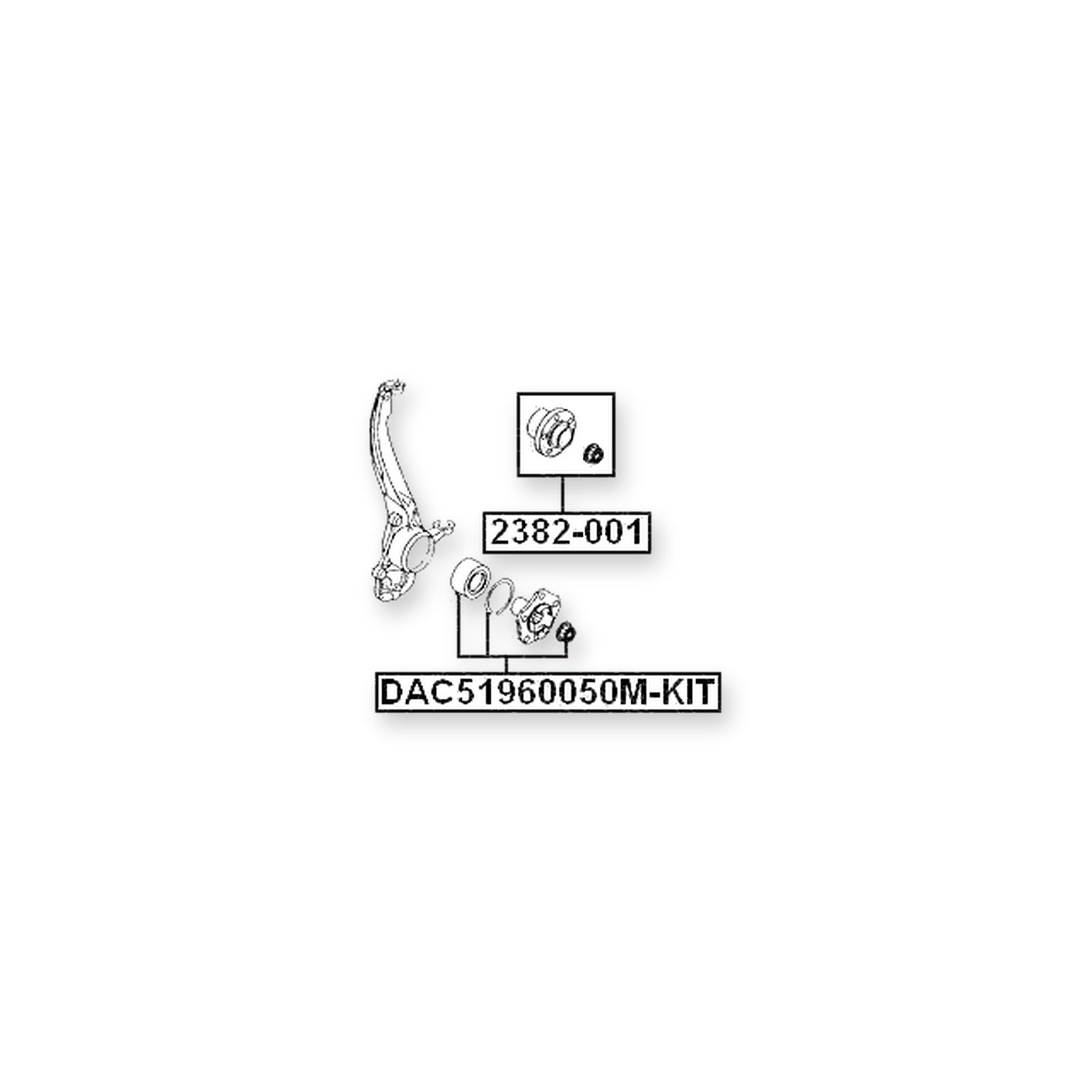 Volkswagen Touareg Front Wheel Bearing Repair Kit 51X96X50 & More