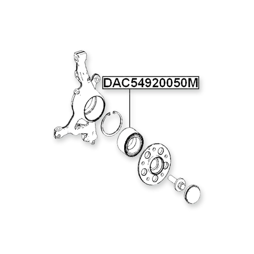 Mercedes-Benz C-Class Front Wheel Bearing 54X92X50 2006-2014