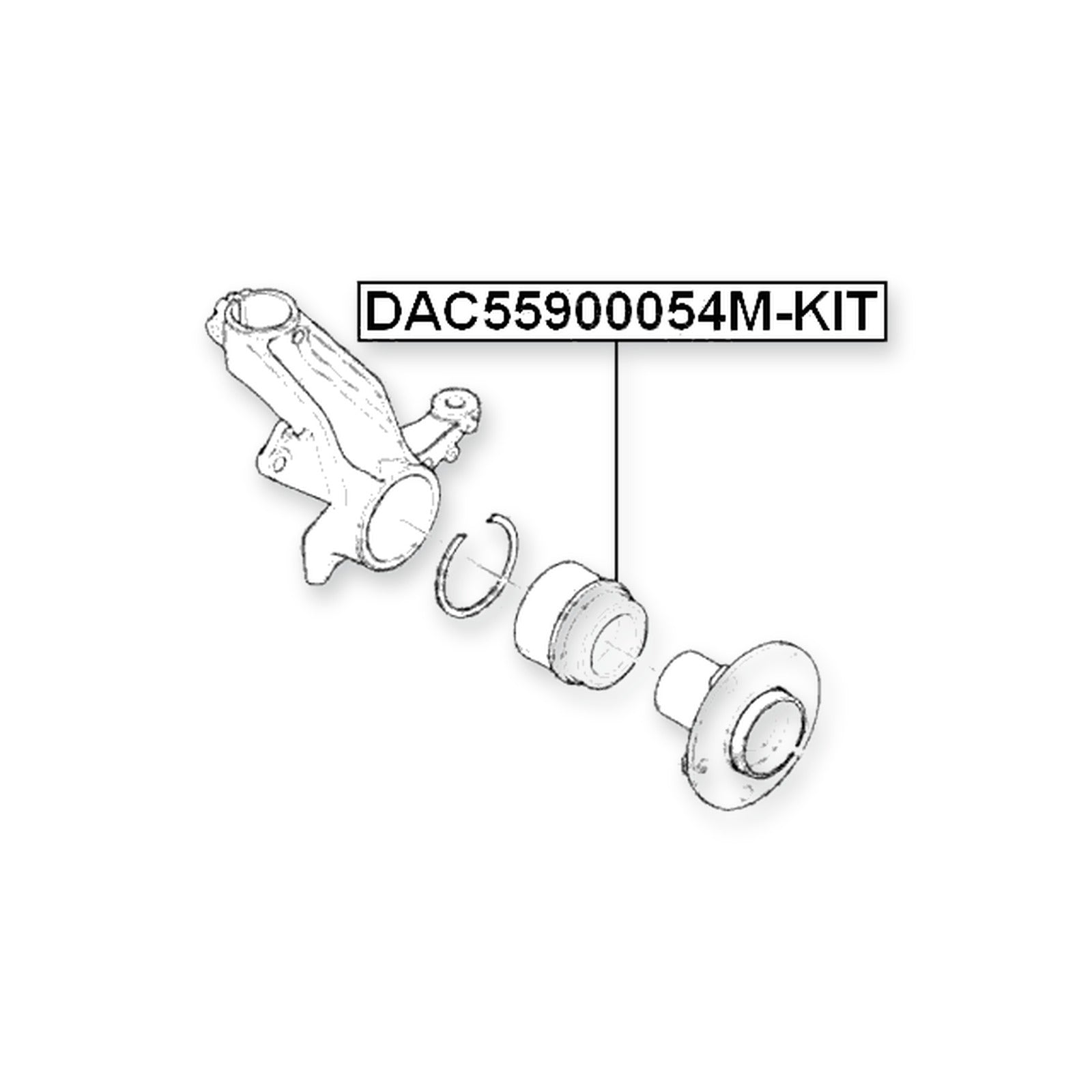 Nissan NV400 X62 Front Wheel Bearing Repair Kit 55X90X54 & More