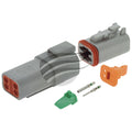 DT Series 4 Way Connector Kit Incl Green Band Terminals and Wedges Deutsch