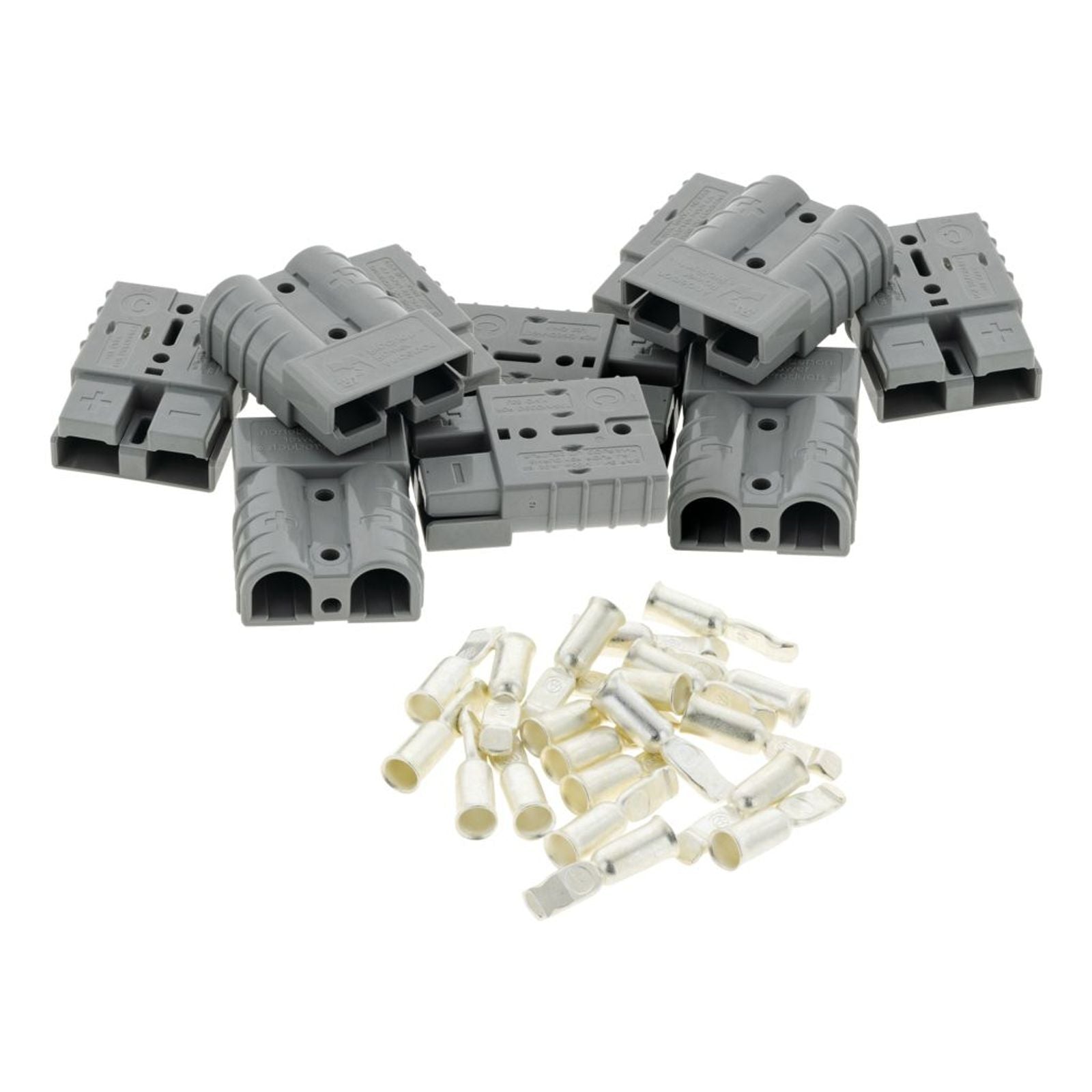 Anderson Connctor 50amp H/D Grey W/ Termnals - Genuine Anderson Power Products S