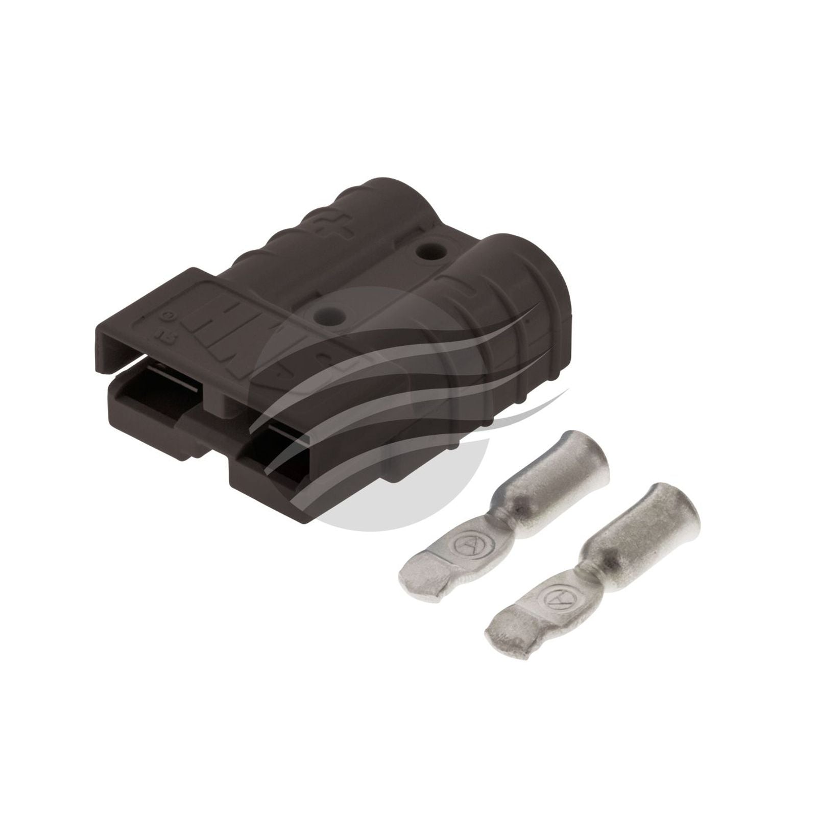 Anderson Connector H/D 50amp Black With Termnals - Genuine Anderson Power Produc