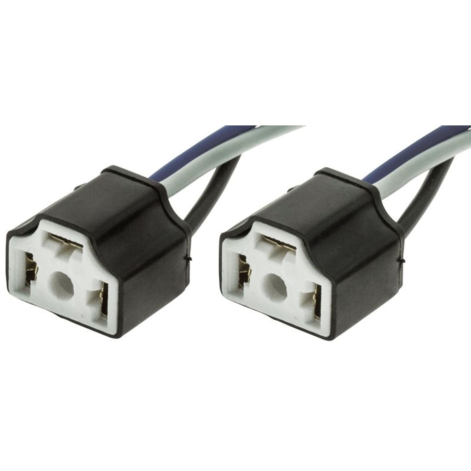 Headlight Connector H4 Prewired With 100mm Wire Socket Jaylec