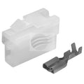 JAYLEC QC Connector Housing With Terminals Female 2 Way With Locking TAB 250 Ser