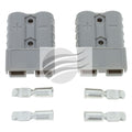 Grey 50amp Connectors W/ Terminals Jaylec