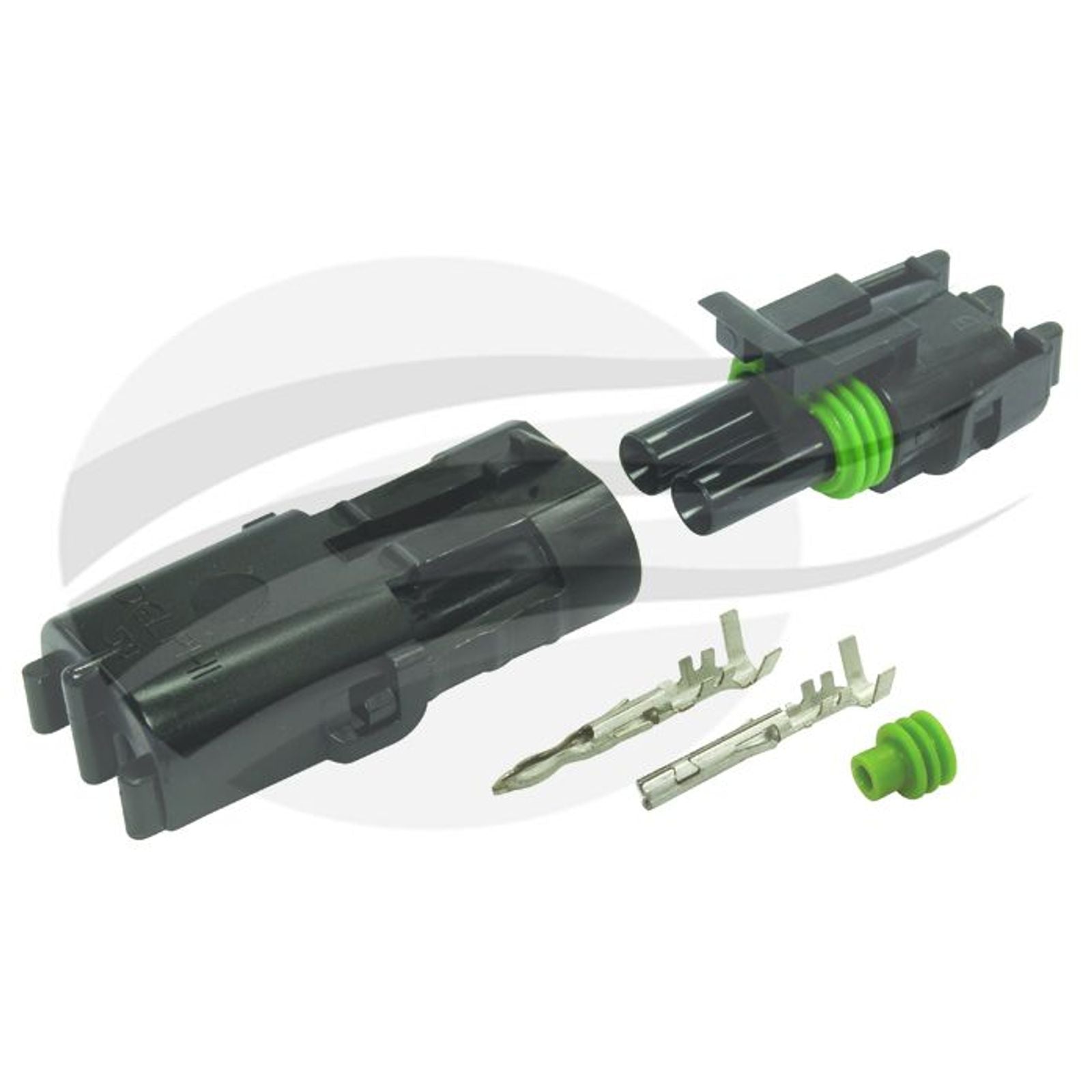 DELPHI Connector Kit 2 Way W-pack Includes Terminals and Seals EWP-02K