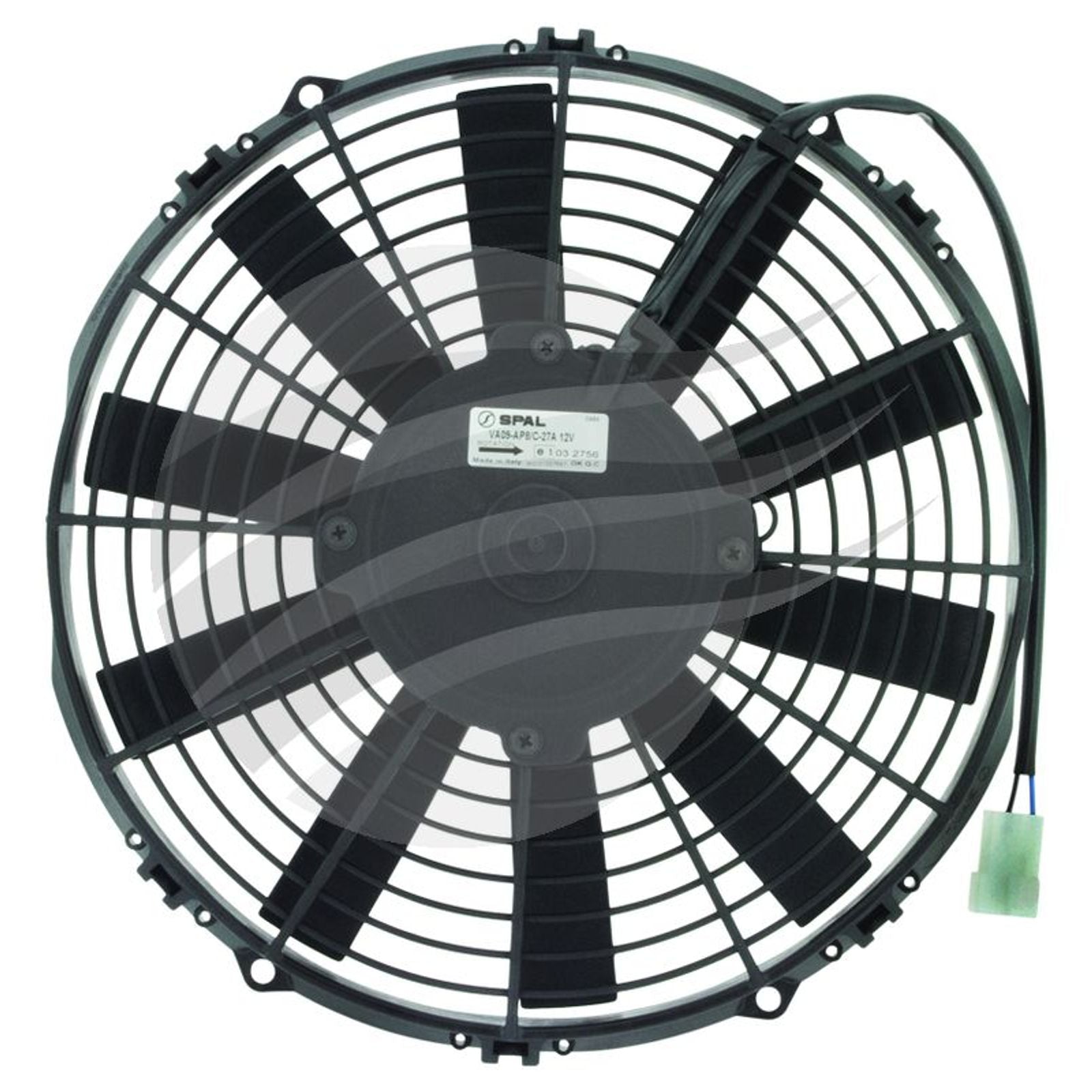 Fan 11" Straight 12V Puller Spal Airflow 1280m3/h 6.2AMPS VA09-AP8/C-27A