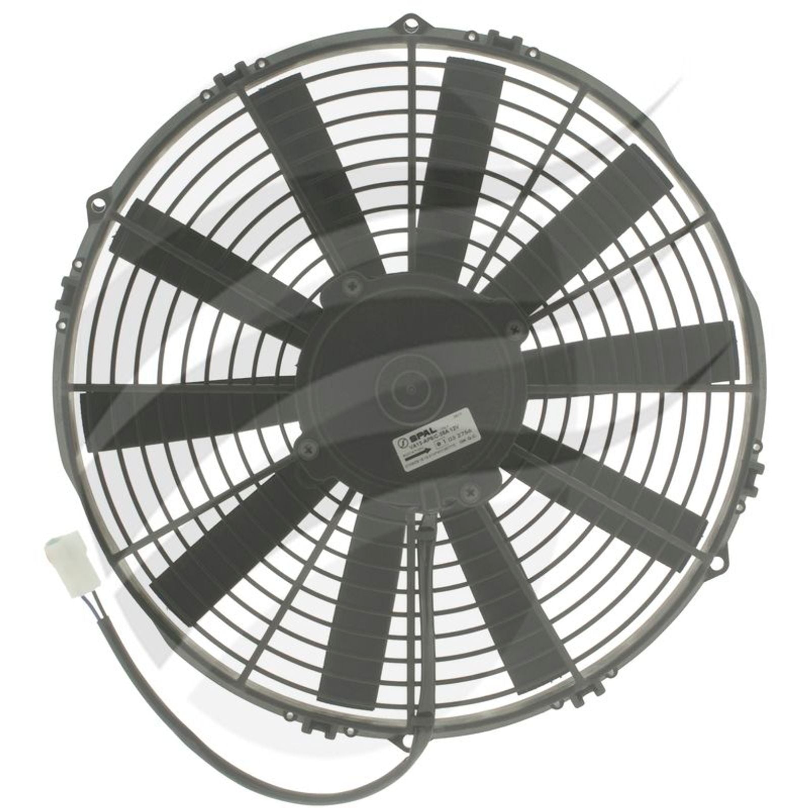 Fan 13" Straight 12V Puller Spal Airflow 1630m3/h 7.5AMPS VA13-AP9/C-35A