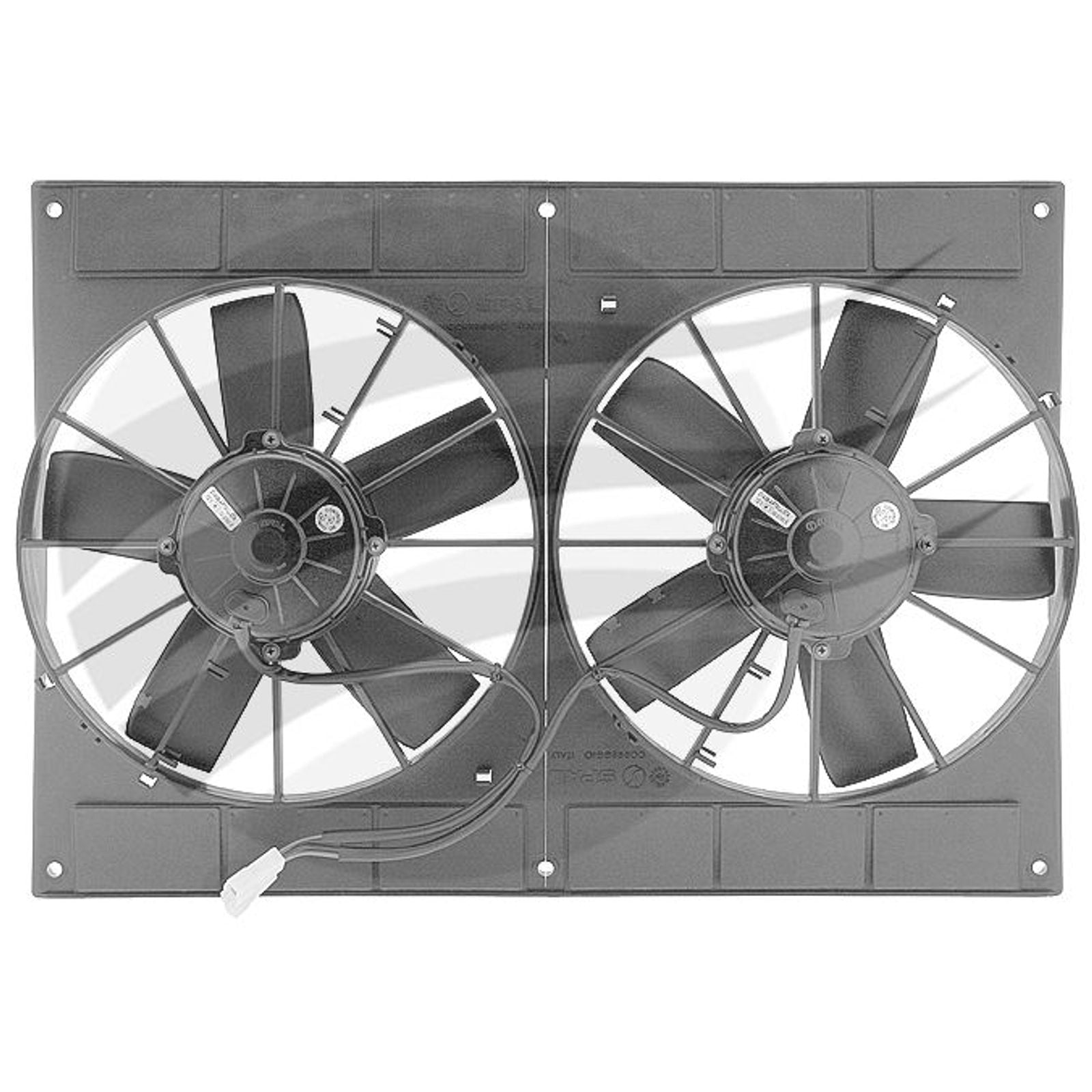 Fan Twin 11" INC Shroud Dual Spal 12V 4610m3/h 29.8 AMP 2VA06-AP70/LL-37A 12V