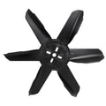TFI Racing 17" Standard Black Plastic Fan - 6 Blade