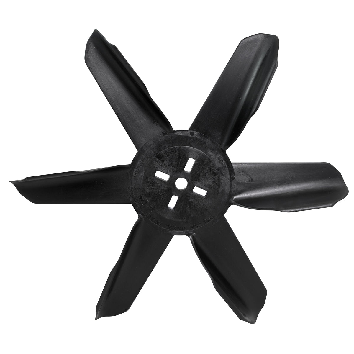 TFI Racing 17" Standard Black Plastic Fan - 6 Blade