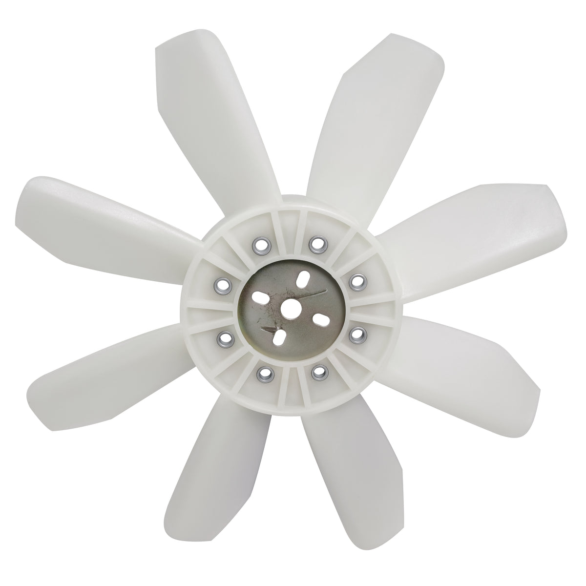 TFI Racing 17" White Plastic Heavy Duty Fan 8 Blade