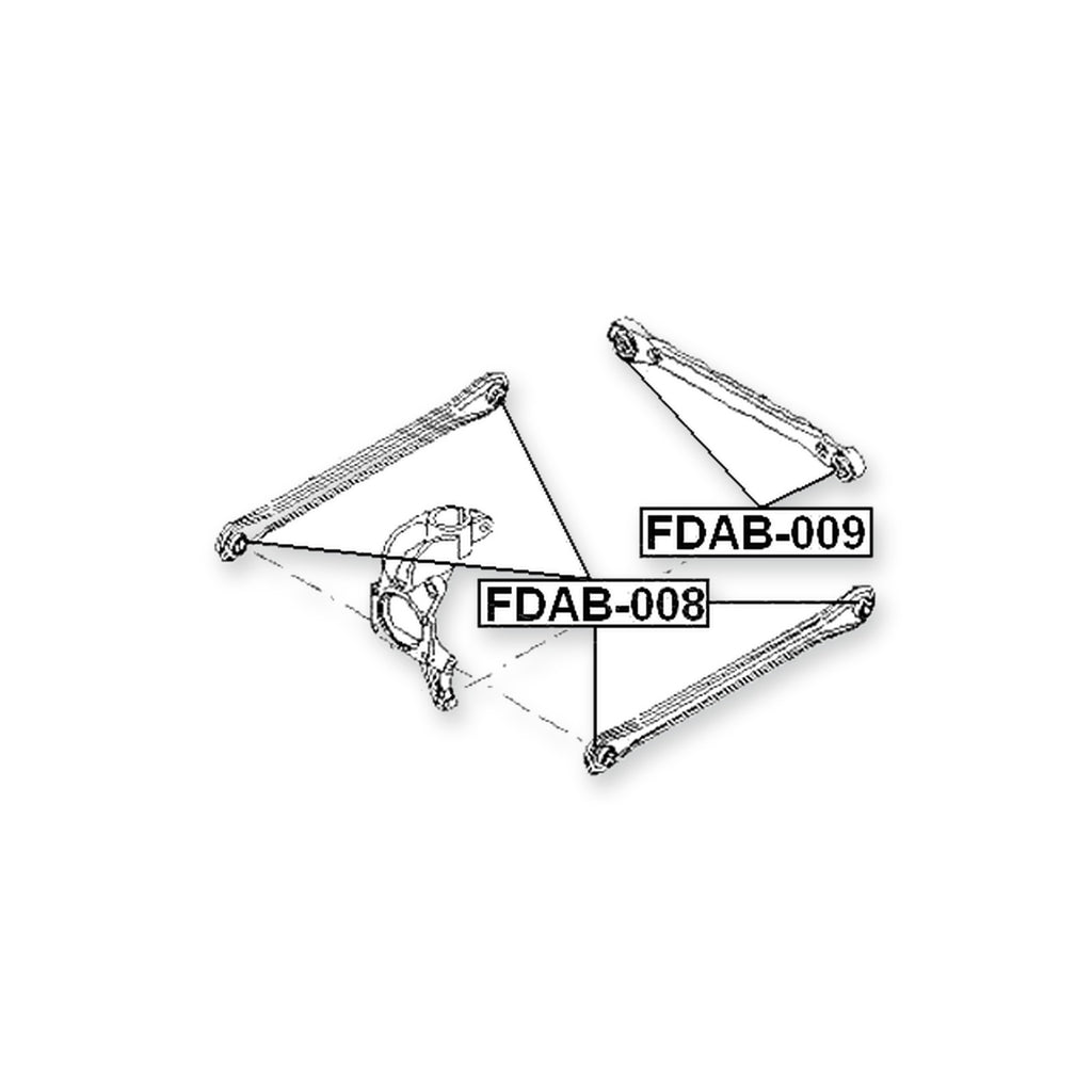 Ford Focus Cabriolet CA5 Rear Lower Transverse Rod Bushing & More