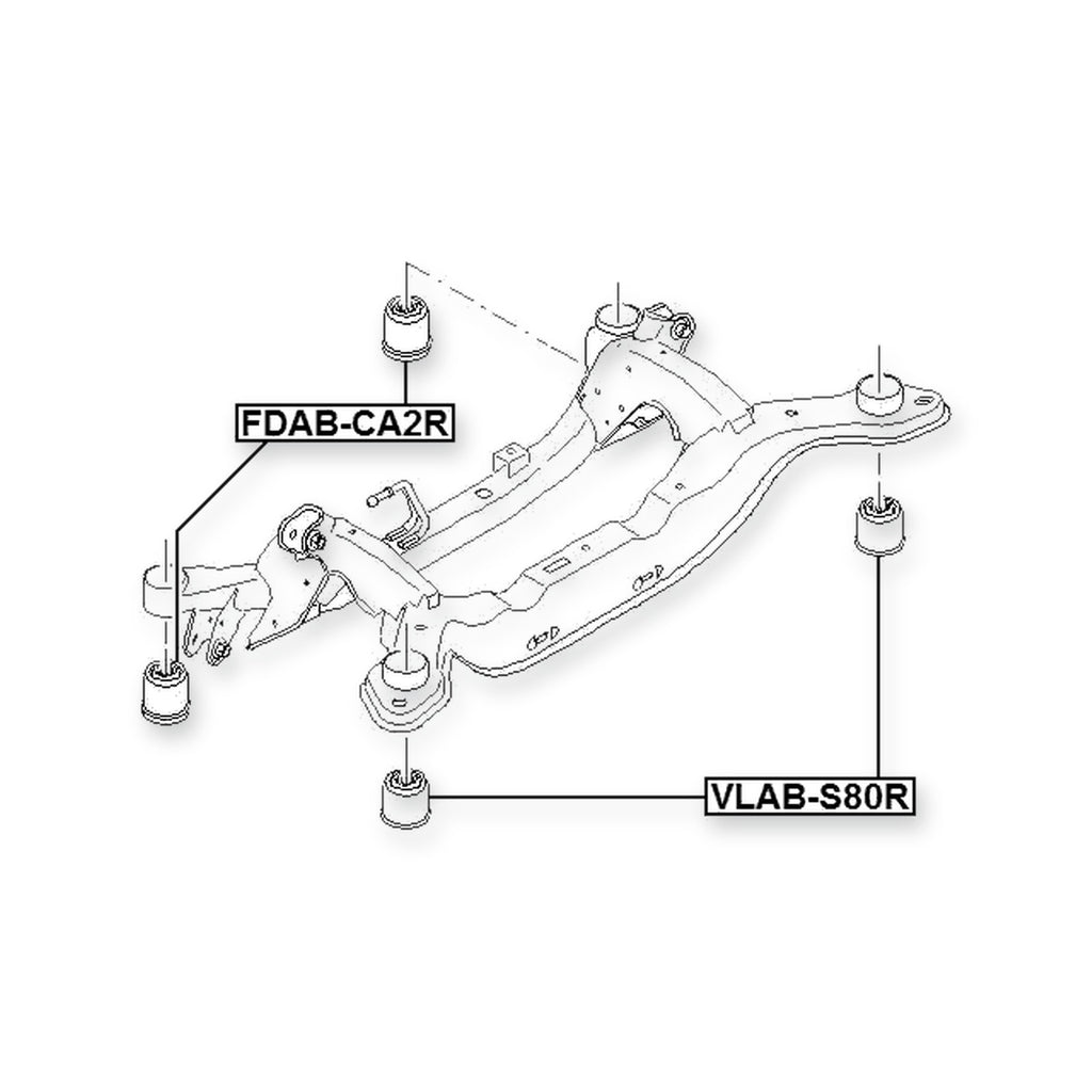 Ford Mondeo CA2 Front Subframe Bushing