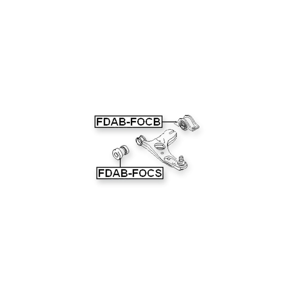 Ford Focus Front Lower Bushing, Control Arm (Hydro)