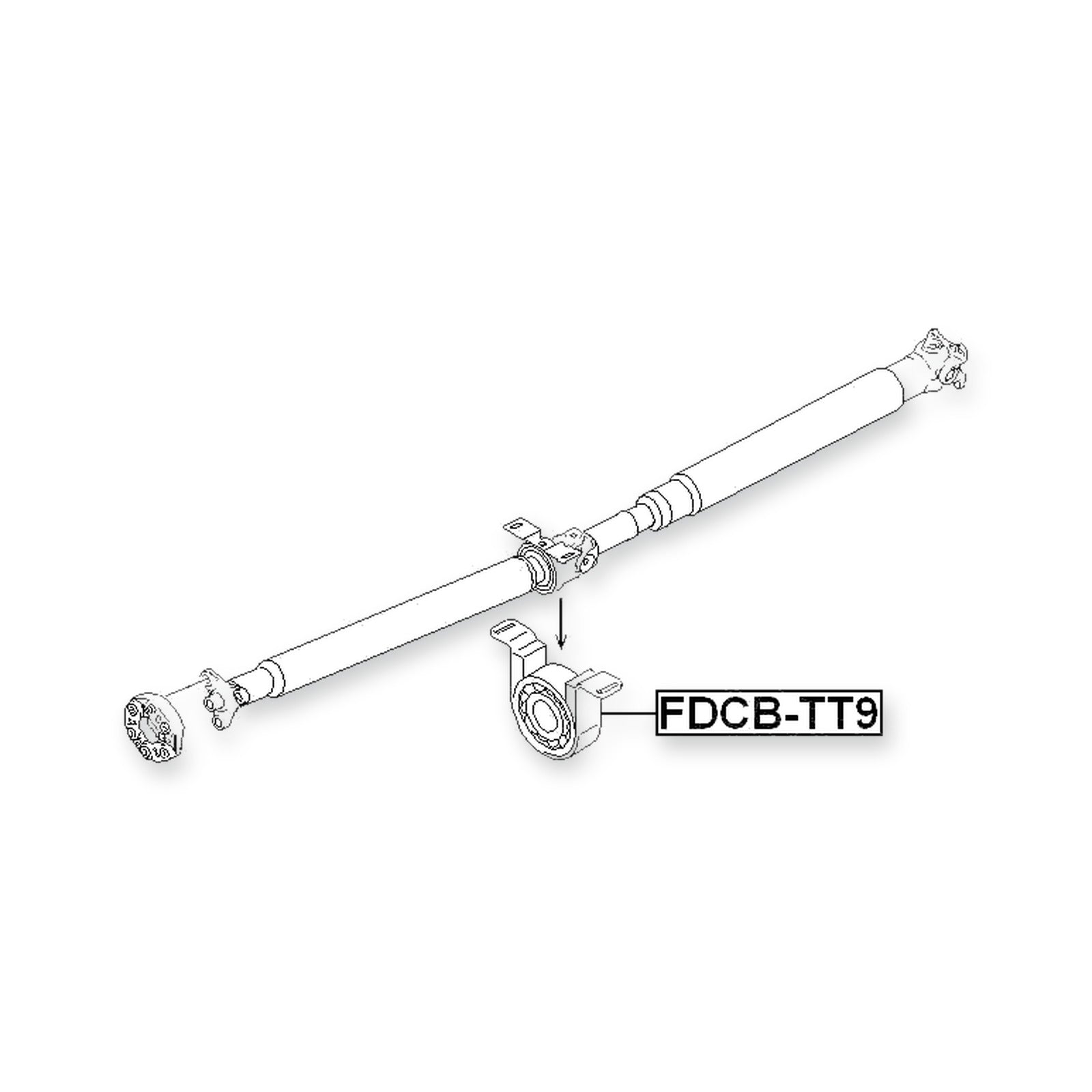 Ford Transit Drive Shaft Bearing