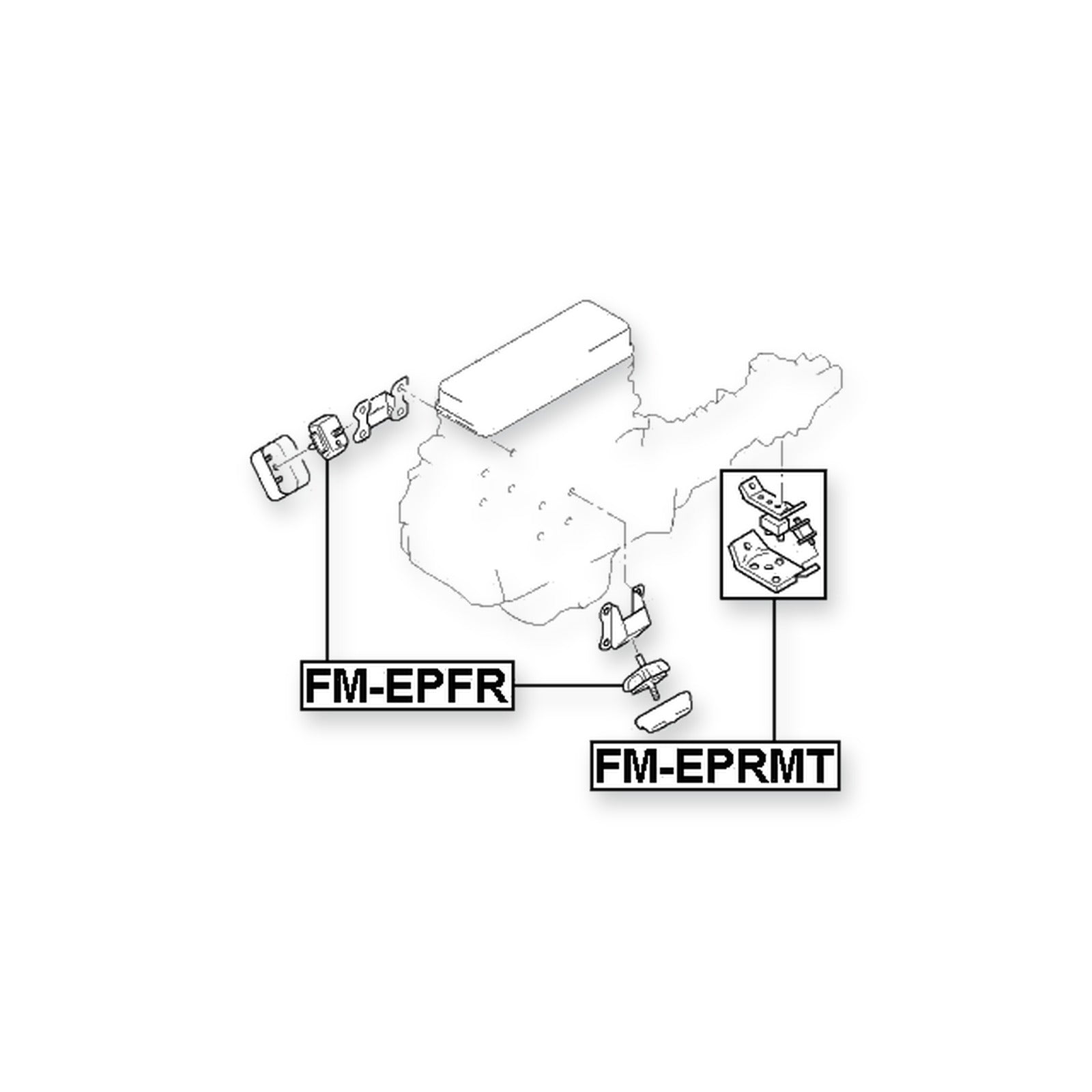 Mazda BT-50 Front Engine Mount