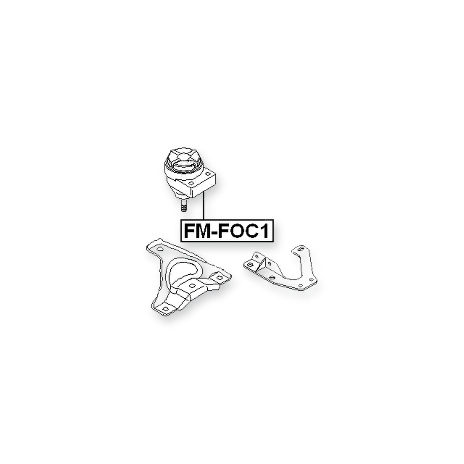 Ford Focus Front Right Engine Mount (Hydro)