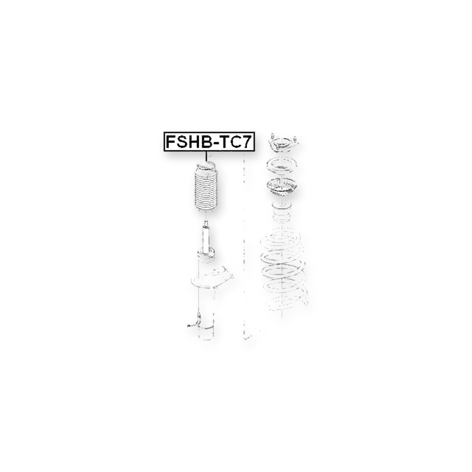 Ford Cougar Front Shock Absorber Boot
