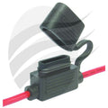 STD Blade Fuse Holder Inline Weather Proof W/lockng Cap Jaylec Single