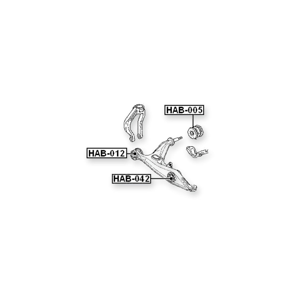 Honda Ballade Front Lower Bushing, Control Arm