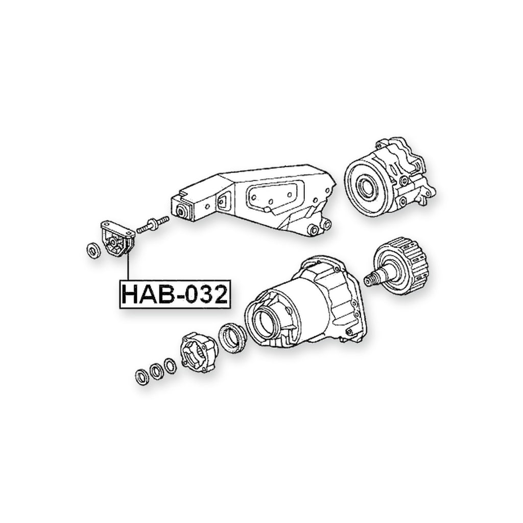 Honda Capa Differential Mount