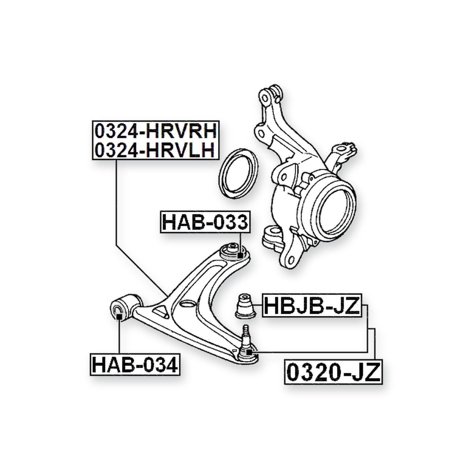 Nissan Patrol Y62 Front Lower Bushing, Control Arm