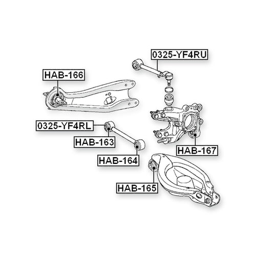 Acura Mdx YD2 Front Arm Bushing