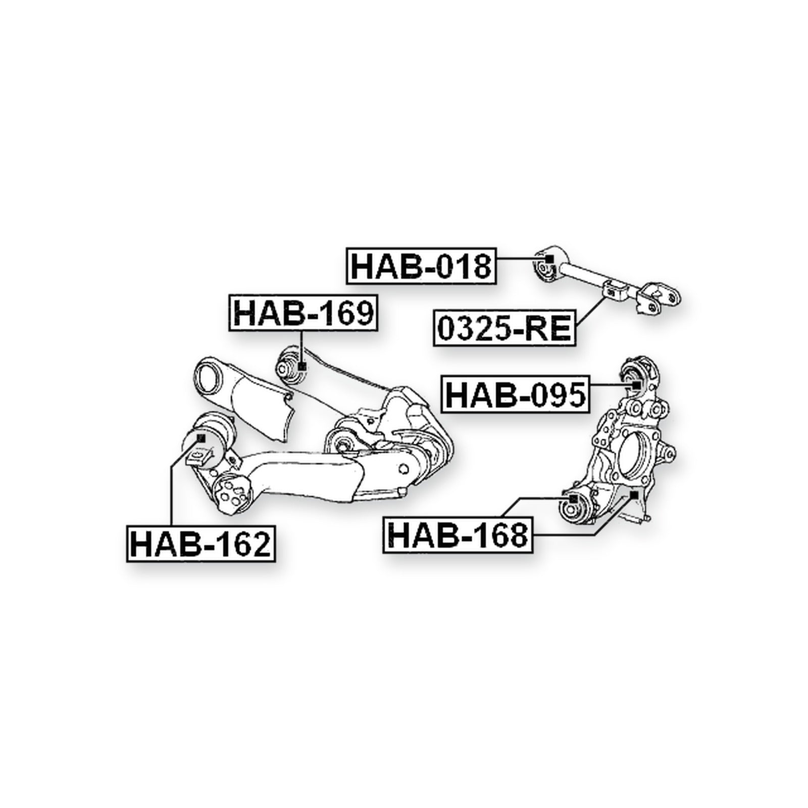 Honda Cr-V Rear Lower Knuckle Bushing