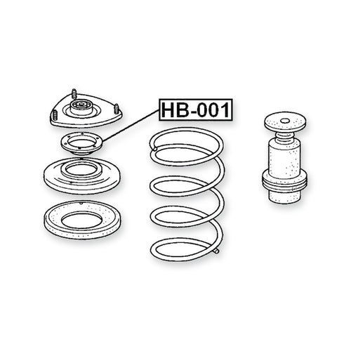 Acura Rsx DC5 Front Shock Absorber Bearing