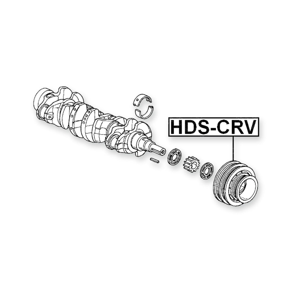 Honda Cr-V Crankshaft Pulley B18B/B20B
