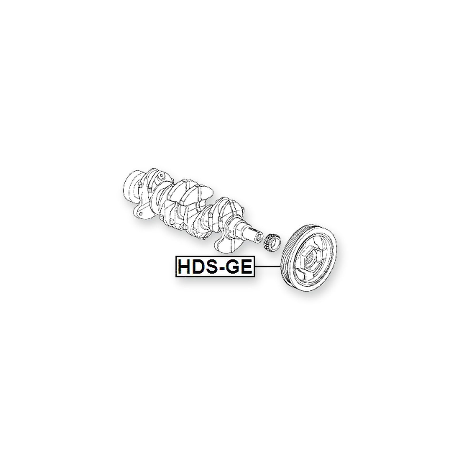 Honda Ballade GM2 Crankshaft Pulley B18B/B20B