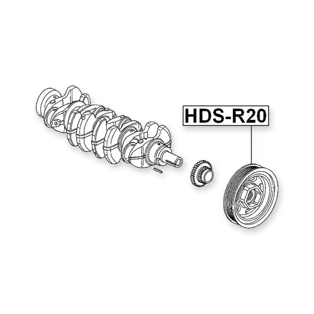 Honda Accord 4D Crankshaft Pulley