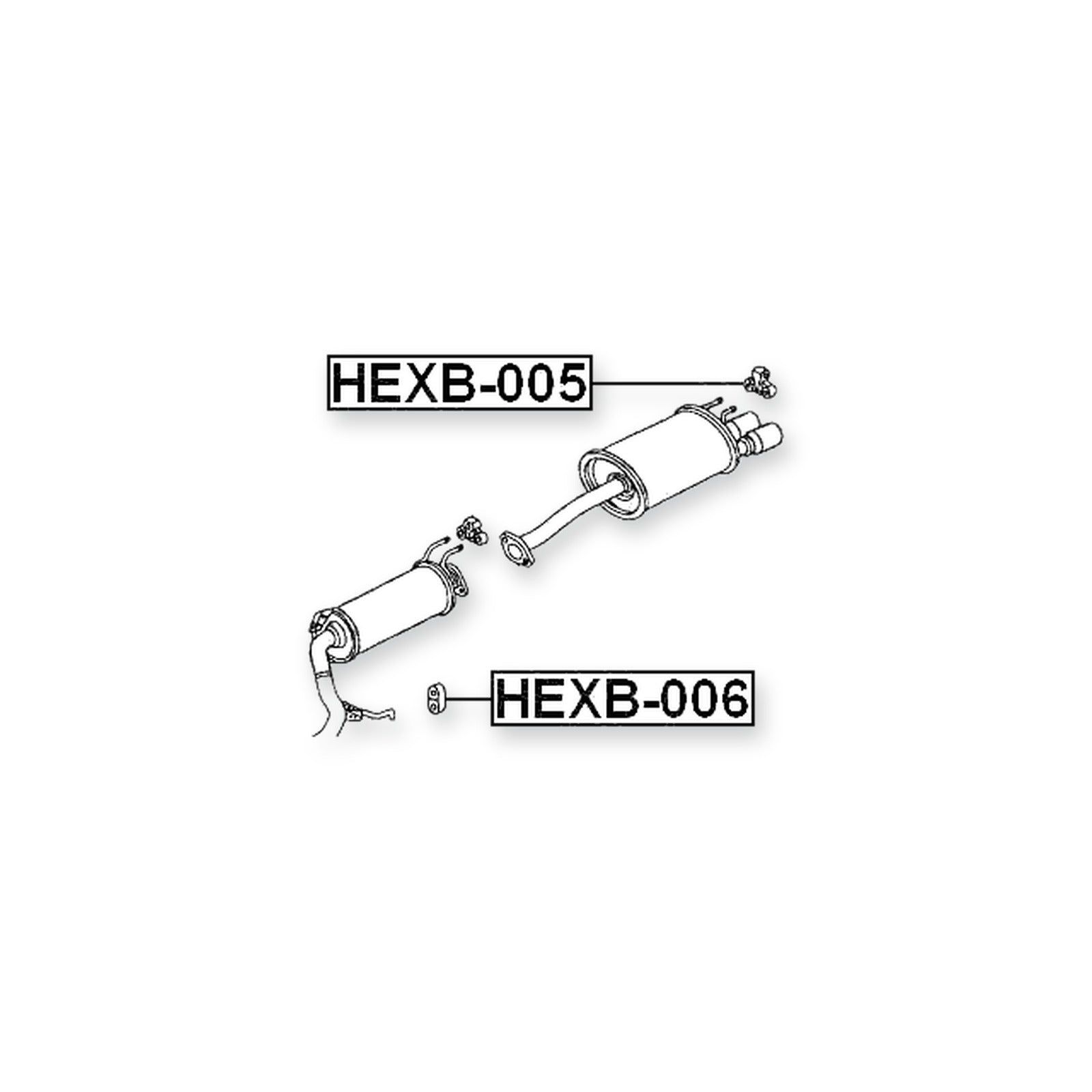 Honda Accord Aerodeck Rear Exhaust Pipe Support