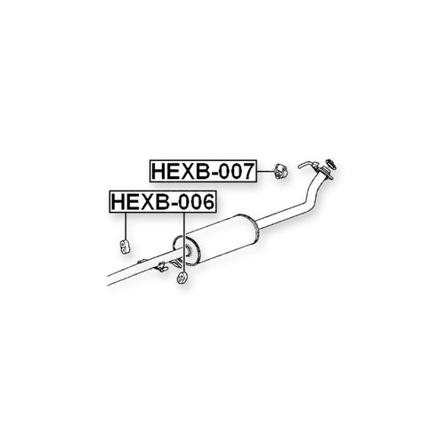 Acura Rdx TB1 Exhaust Pipe Support