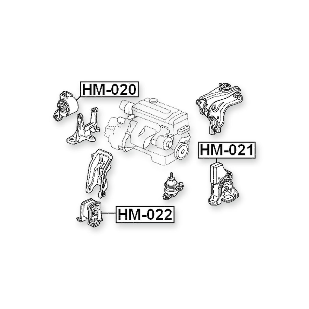 Honda Accord CF8 Front Engine Mount