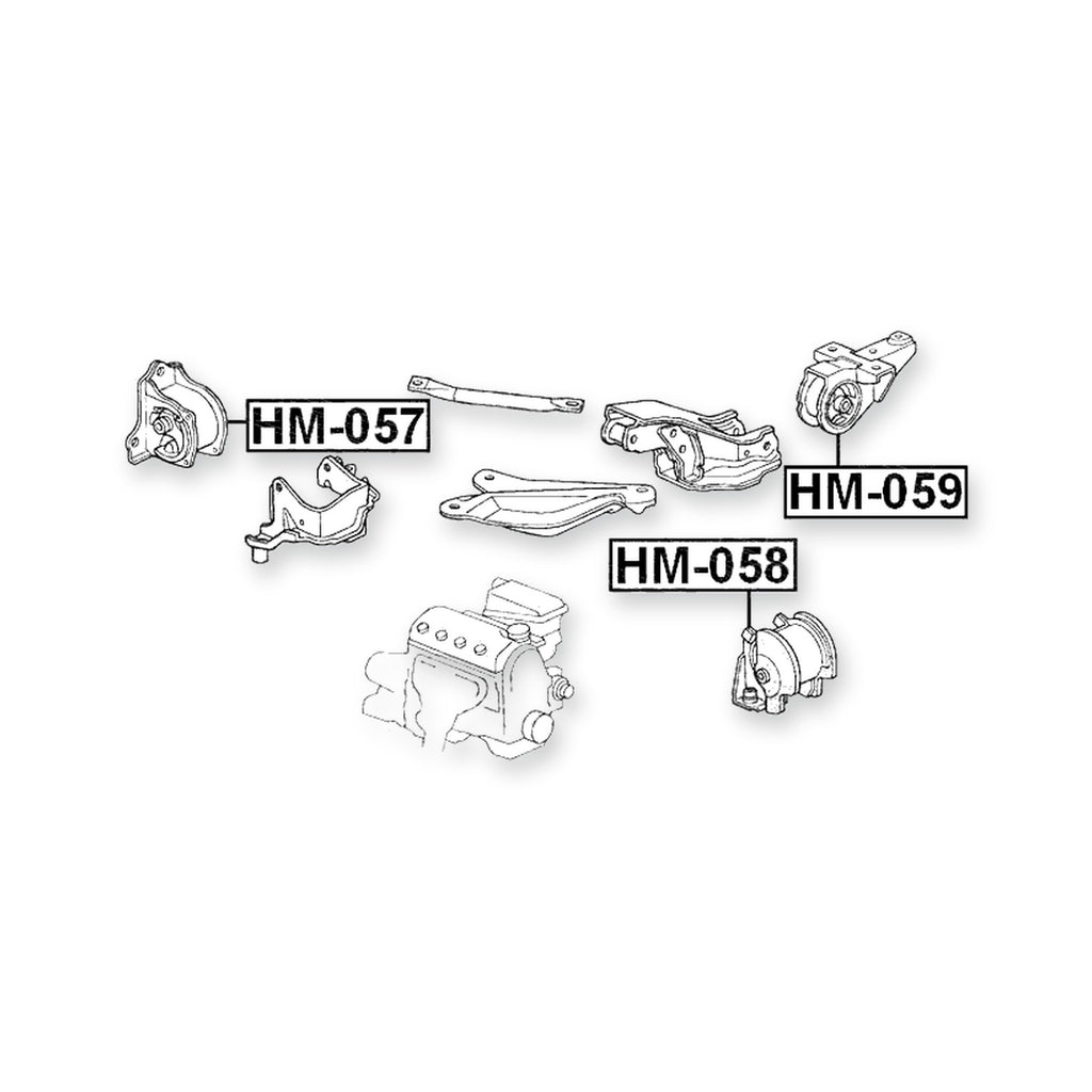 Honda Capa Rear Engine Mount