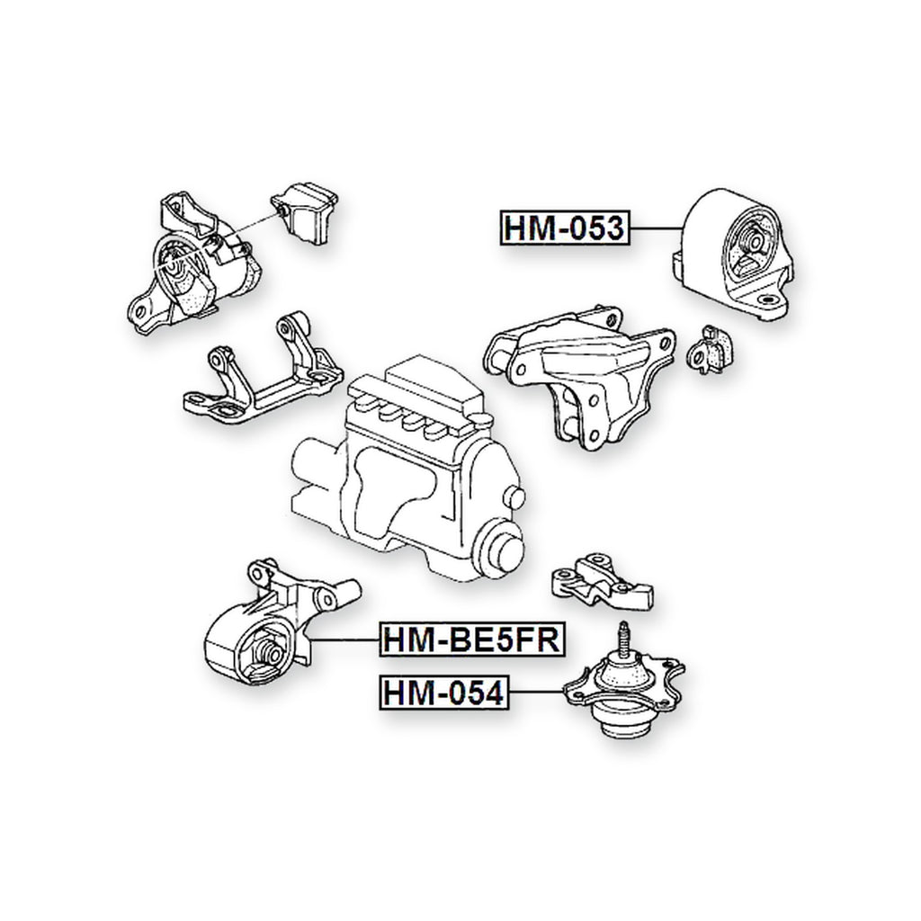 Honda Civic Coupe EM2 Front Engine Mount